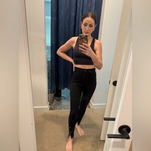 Express Black Super High-Rise Skinny Jeans